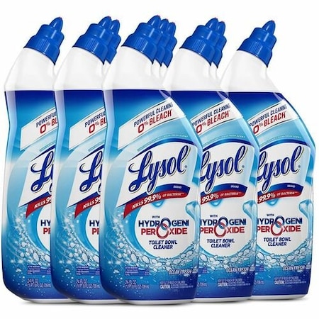 Reckitt Benckiser CLEANER, TOILET, H202, 24OZ, 9PK RAC98011CT
